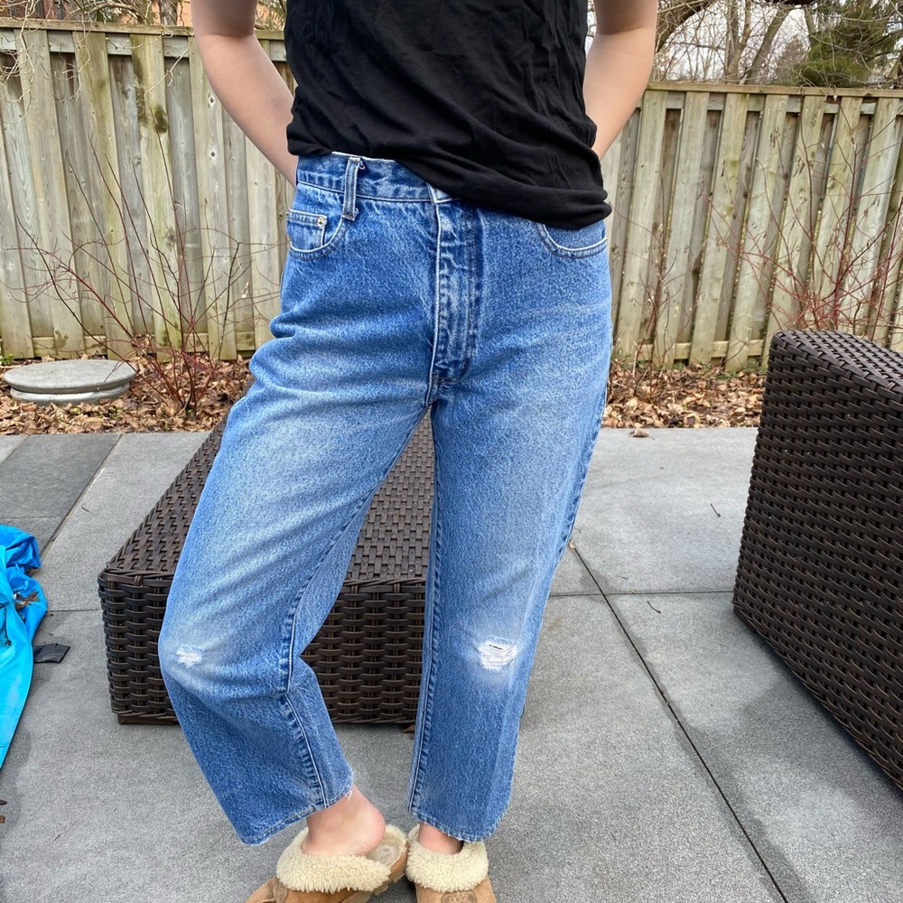 Vintage Trucker Straight Leg Jeans
